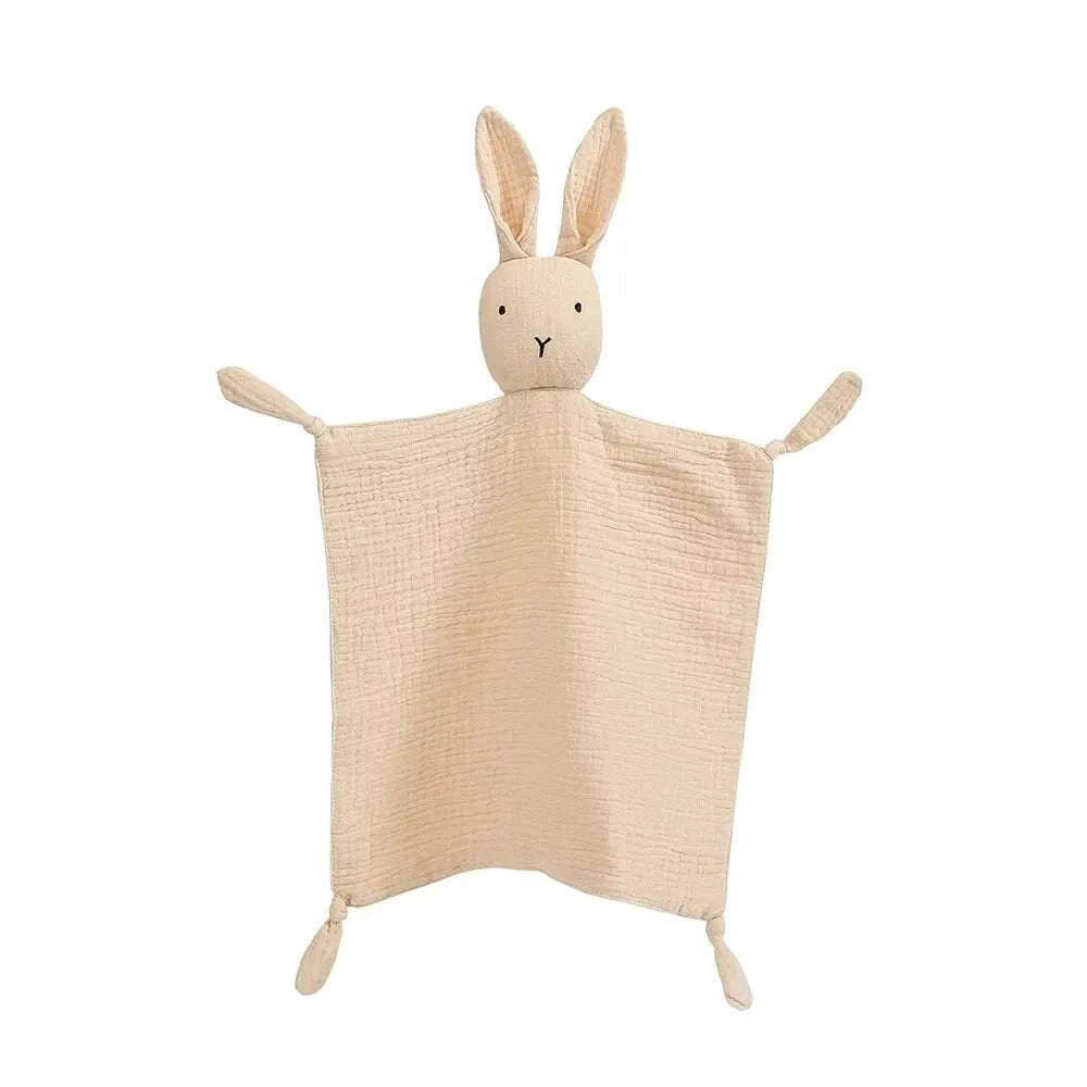 Doudou Lapin gaze de coton